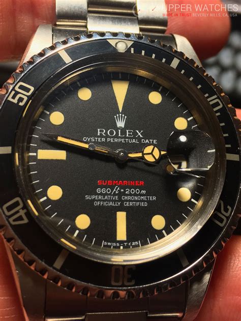 red faced rolex watch|rolex submariner with red letters.